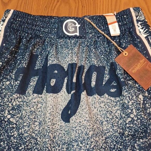 Mitchell & Ness Georgetown Hoyas shorts sz:MEDIUM College Vault Series NWT - Picture 2 of 9